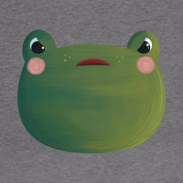 Angry Frog by Emma Wiklund Art